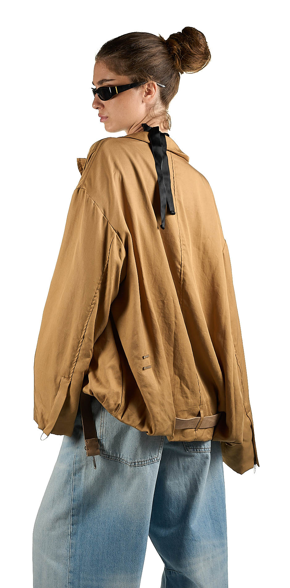 DANIELE BASTA LEATHER AND SILVER JACKET